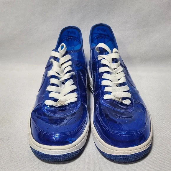 Nike Air Force 1 Low Translucent Blue White 630125-043 Mens 9.5 Vintage 2000 - Picture 2 of 10